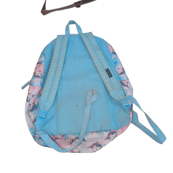 🛍️JanSport Kids Backpack with Unicorn Design - Pink and Blue - Picture 4 of 4